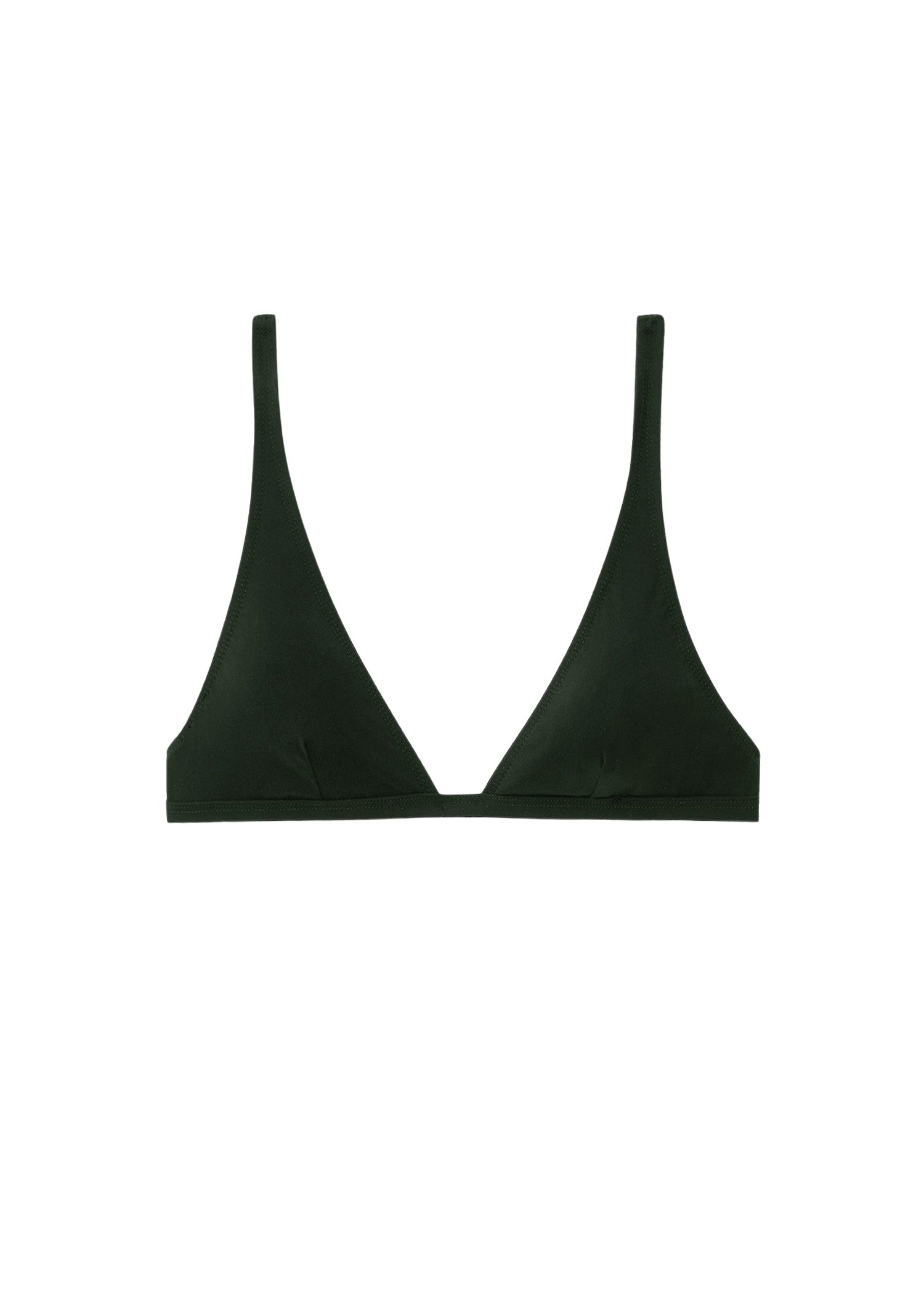 Haut de bikini triangle - Dark Green