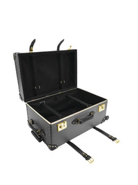 Malle XL Centenary 4 roues - Charbon de bois & Noir & Or