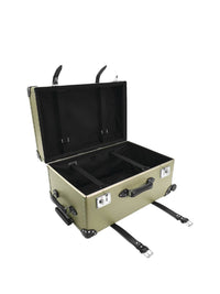 Malle XL Centenary 4 roues - Olive & Noir & Chrome