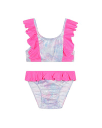 2-piece unicorn swimming costume - Multicolor