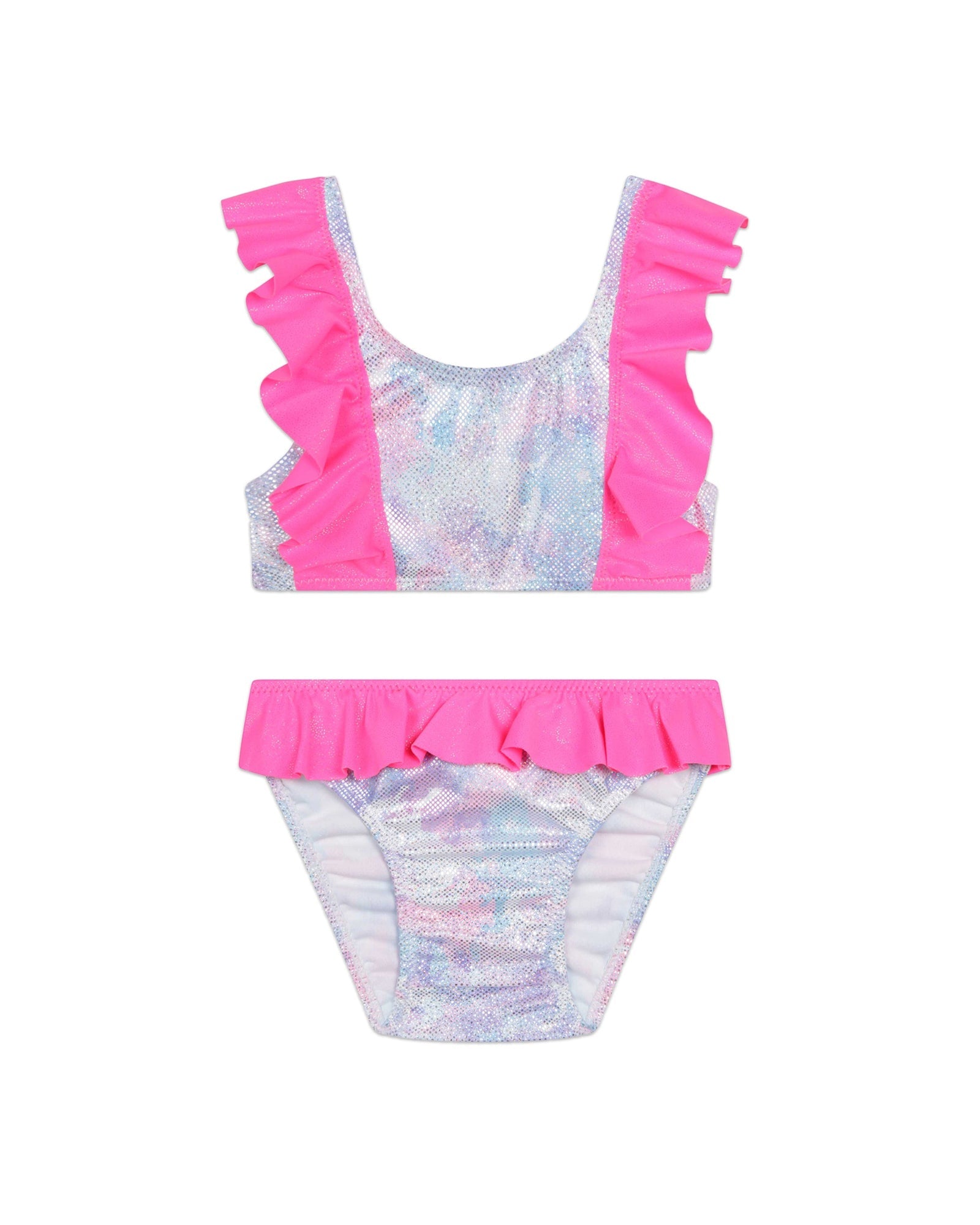 2-piece unicorn swimming costume - Multicolor