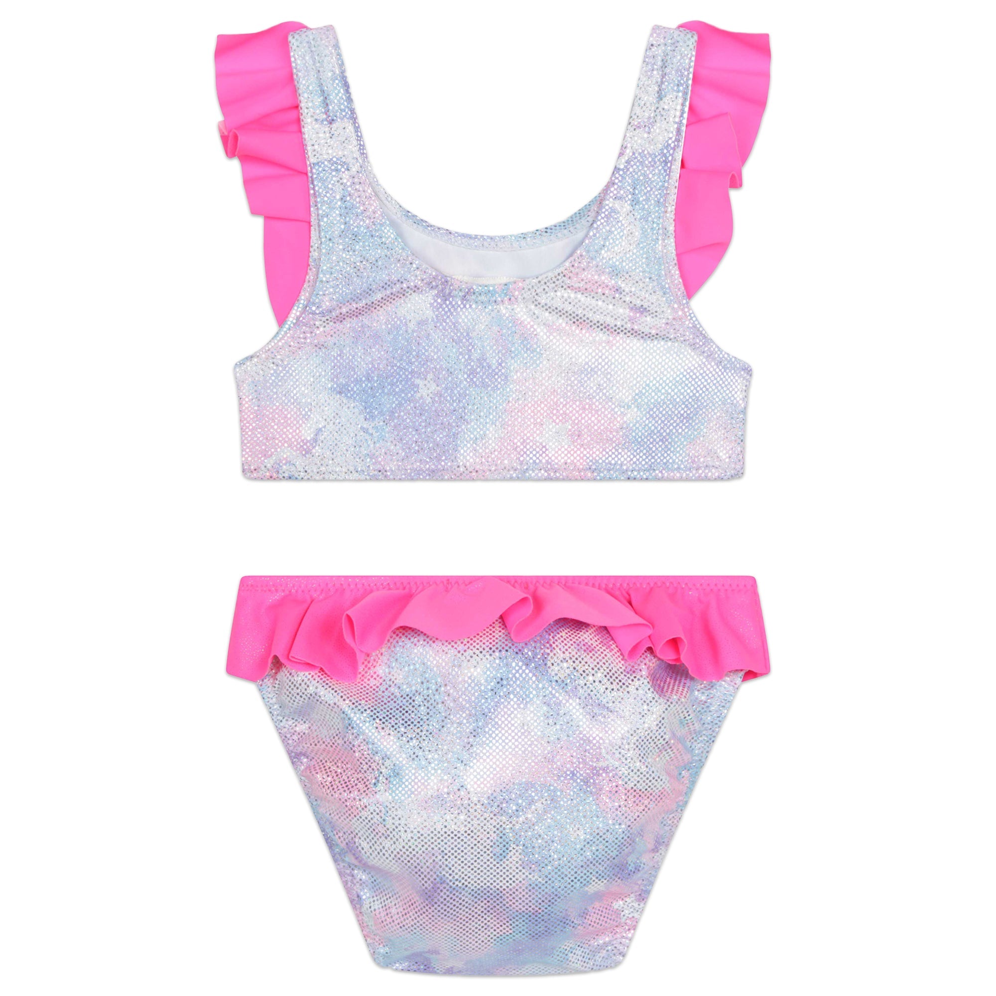 2-piece unicorn swimming costume - Multicolor