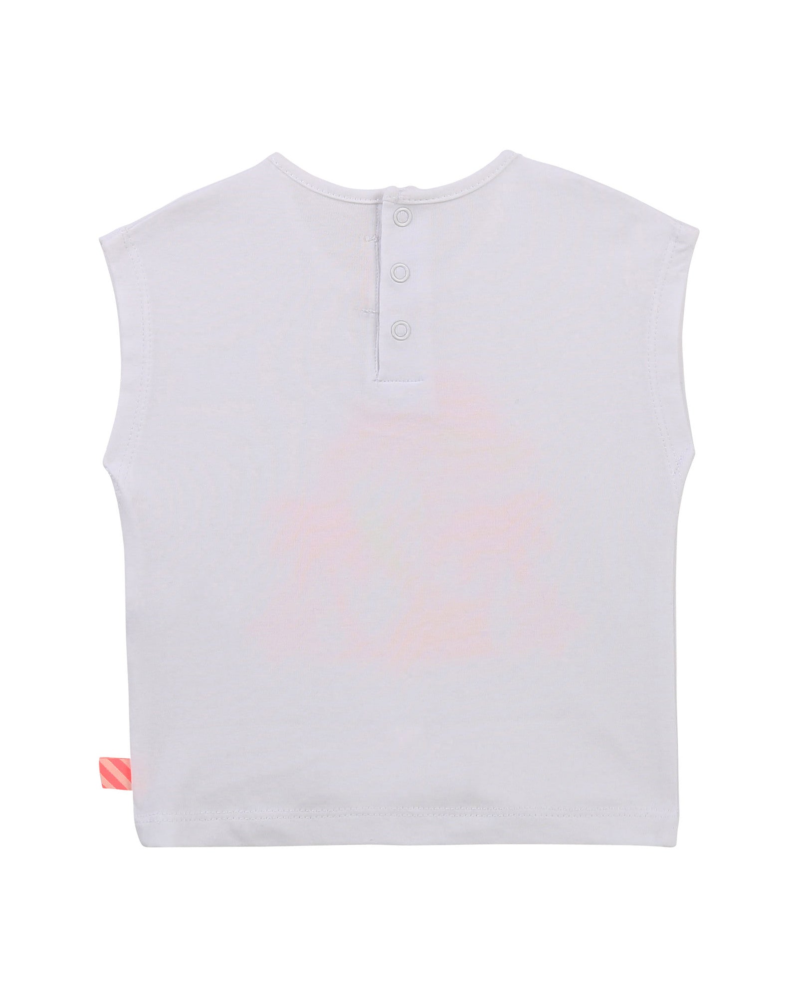 T-shirt à manches courtes col rond en coton - Blanc