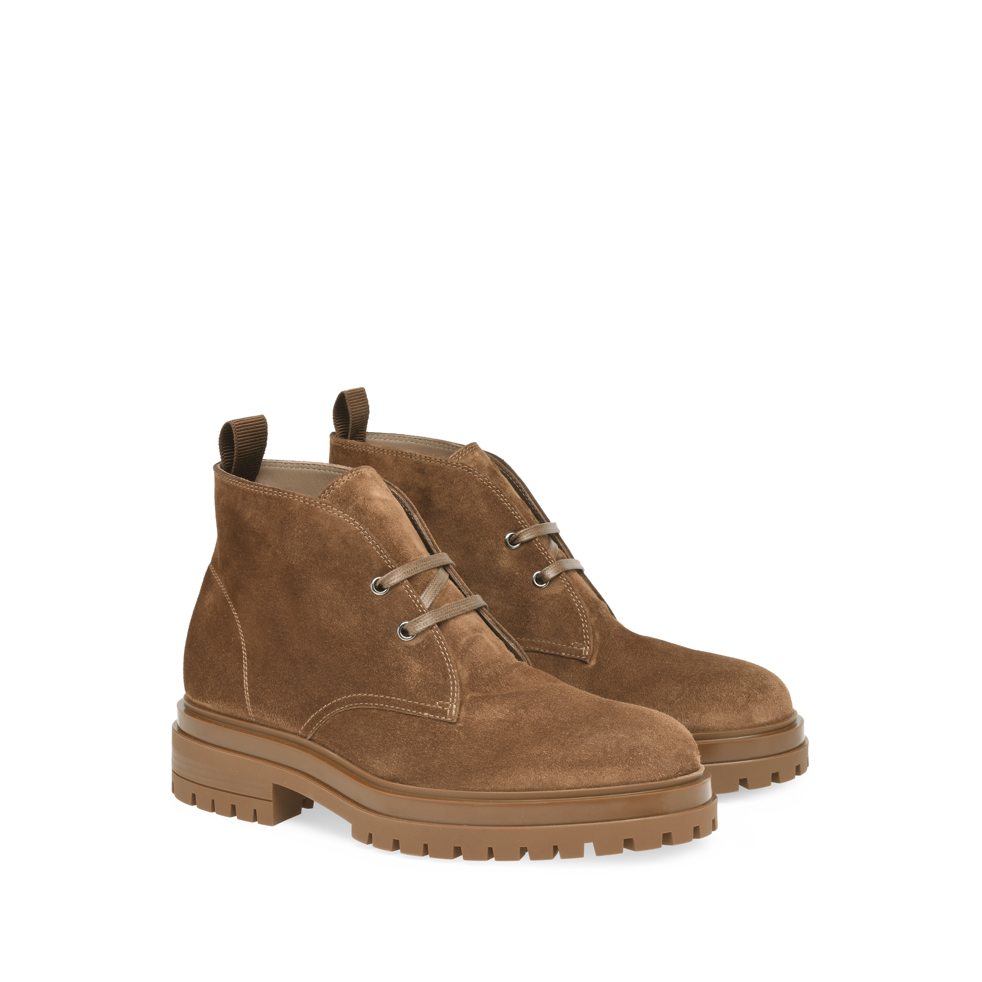 Bottines Humphrey en daim - Marron