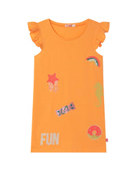 Robe débardeur en jersey - Orange Pop