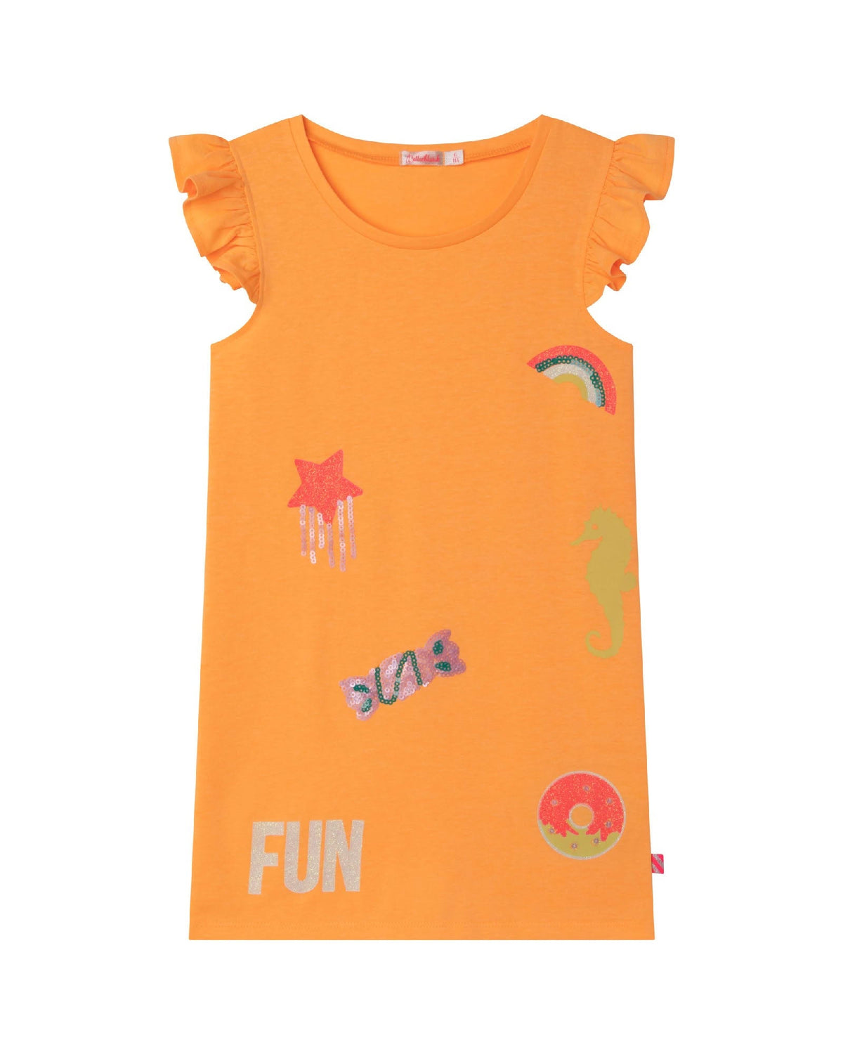 Robe débardeur en jersey - Orange Pop