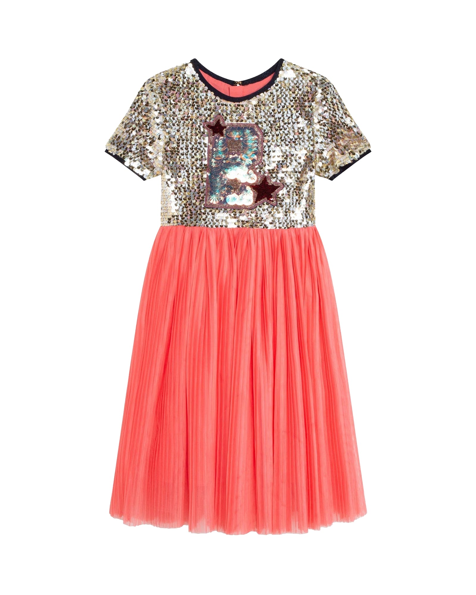 Robe plissée en tulle - Tomato