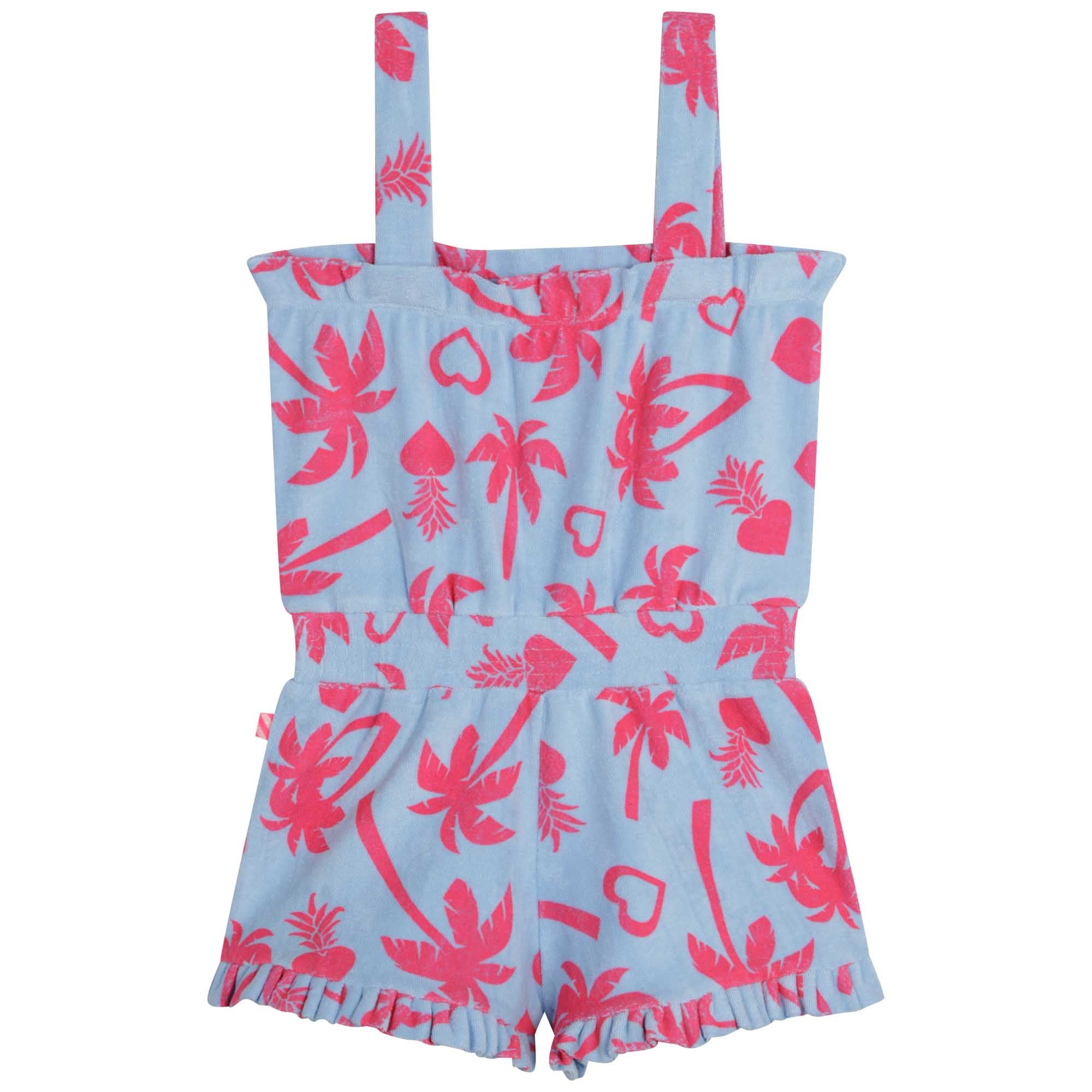 Combi-short en éponge - Bleu Celeste