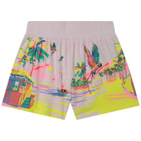 Short illustration fantaisie en coton - Rosee du Matin