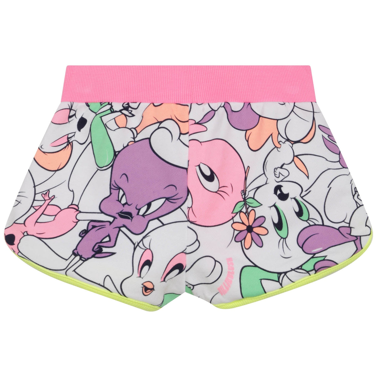 Short Billieblush x Looney Tunes en molleton - Blanc