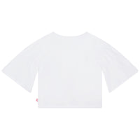 T-shirt à illustrations fantaisie en coton - Blanc