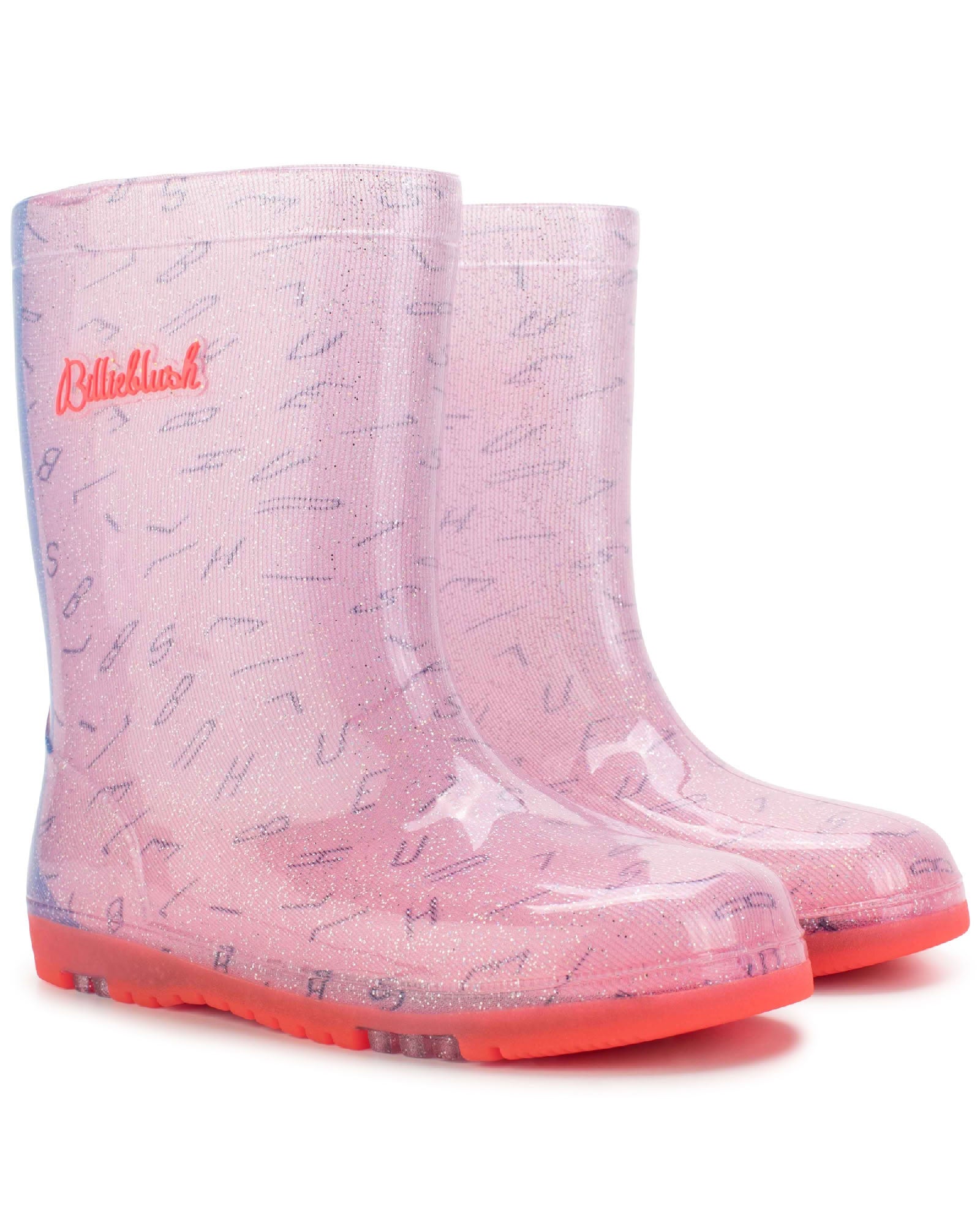 Rain boots with logo - Pink