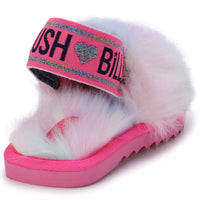 Fabric mules - Flash Pink