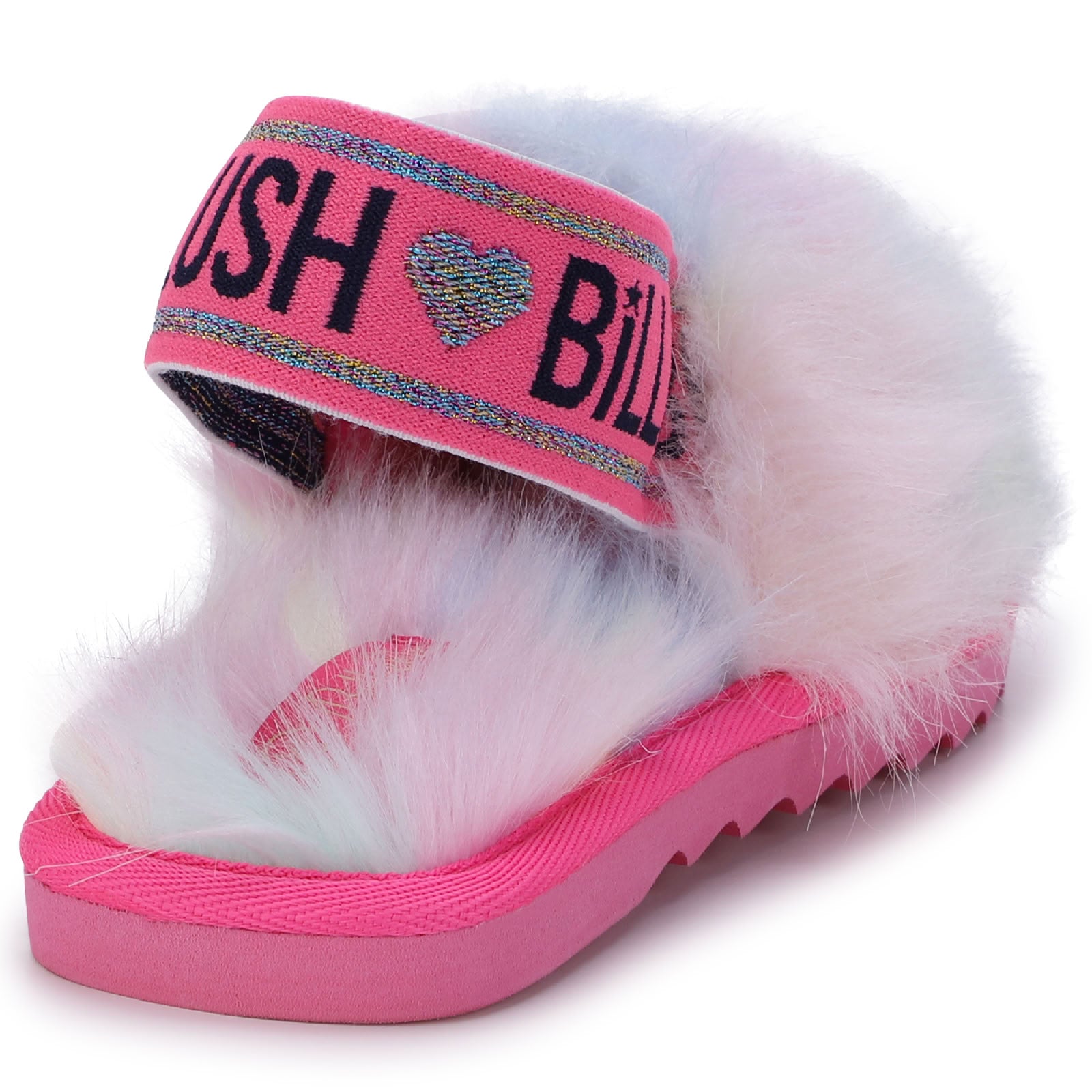 Fabric mules - Flash Pink