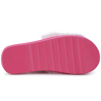 Fabric mules - Flash Pink