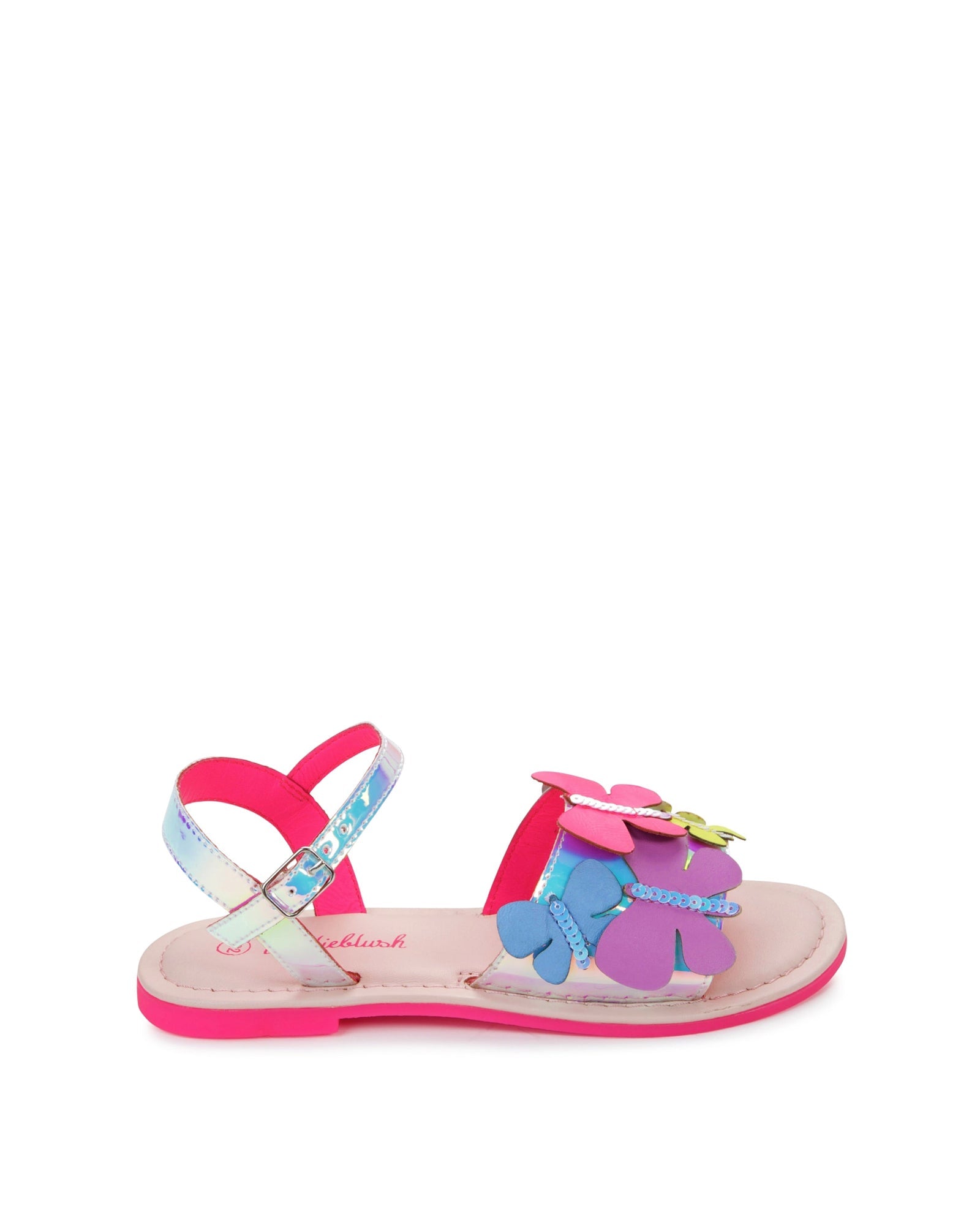 Leather butterfly sandals - Multicolor