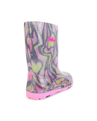 Bottes de pluie pailleté - Blue Indigo