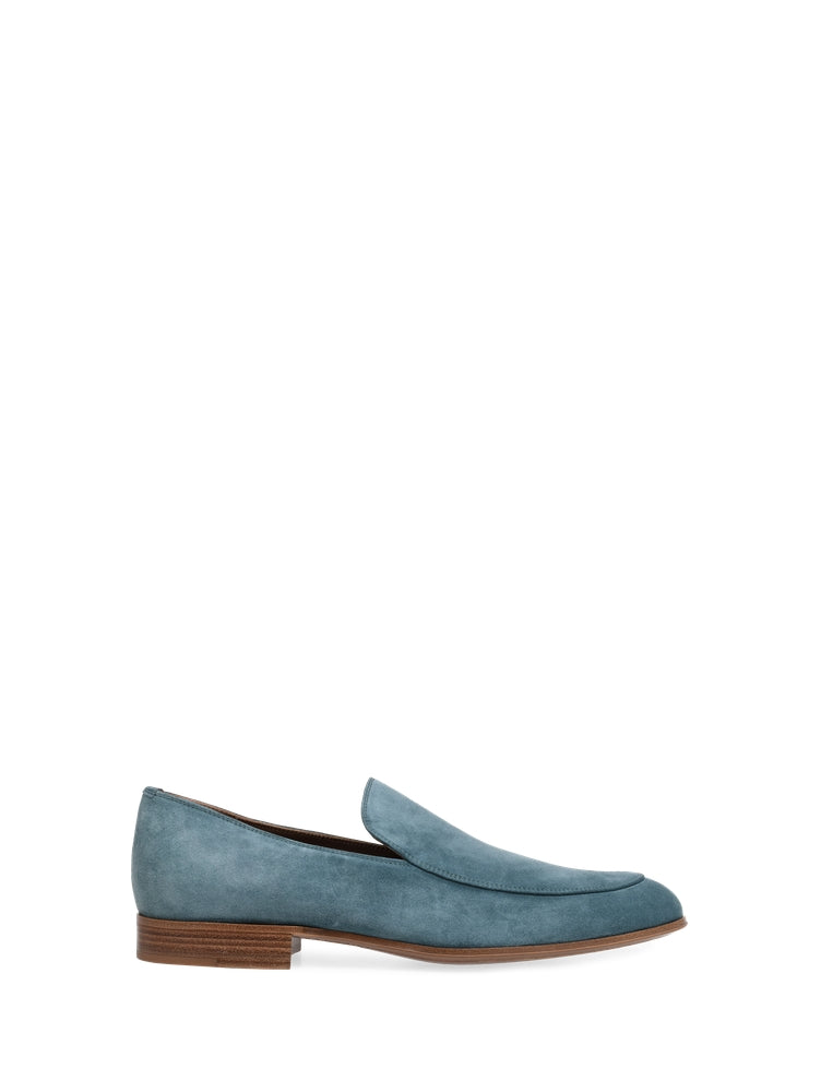 Mocassins Marcello 20 en daim - Bleu