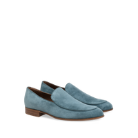 Mocassins Marcello 20 en daim - Bleu
