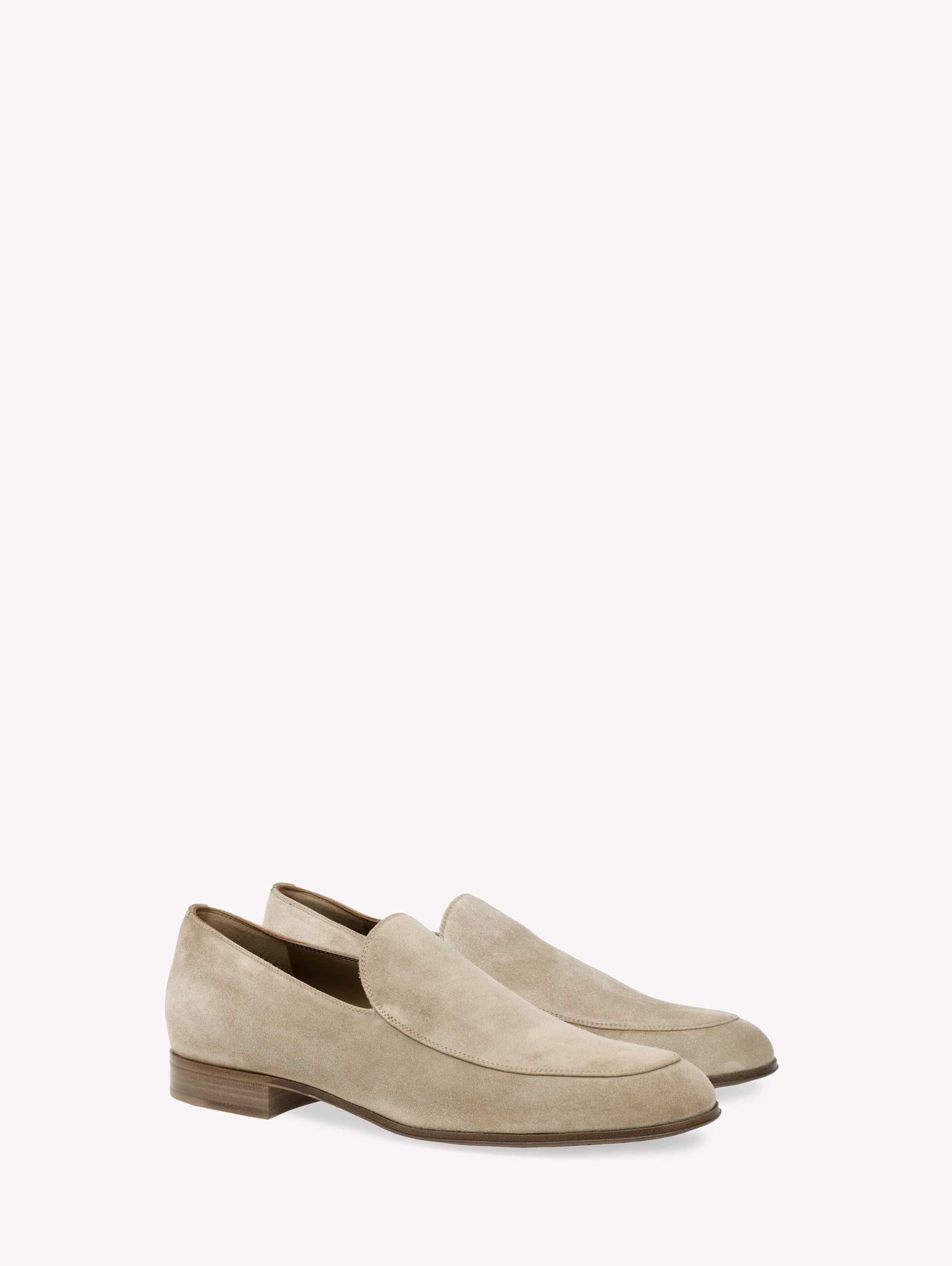 Mocassins Marcello 20 en daim - Neutre