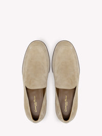 Mocassins Marcello 20 en daim - Neutre