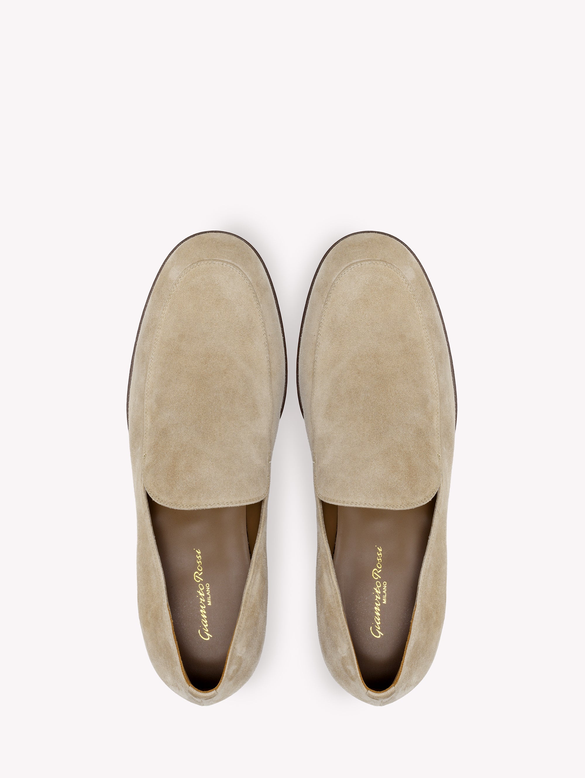 Mocassins Marcello 20 en daim - Neutre