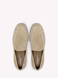 Mocassins Marcello 20 en daim - Neutre