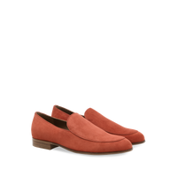 Mocassins Marcello 20 en daim - Rouge