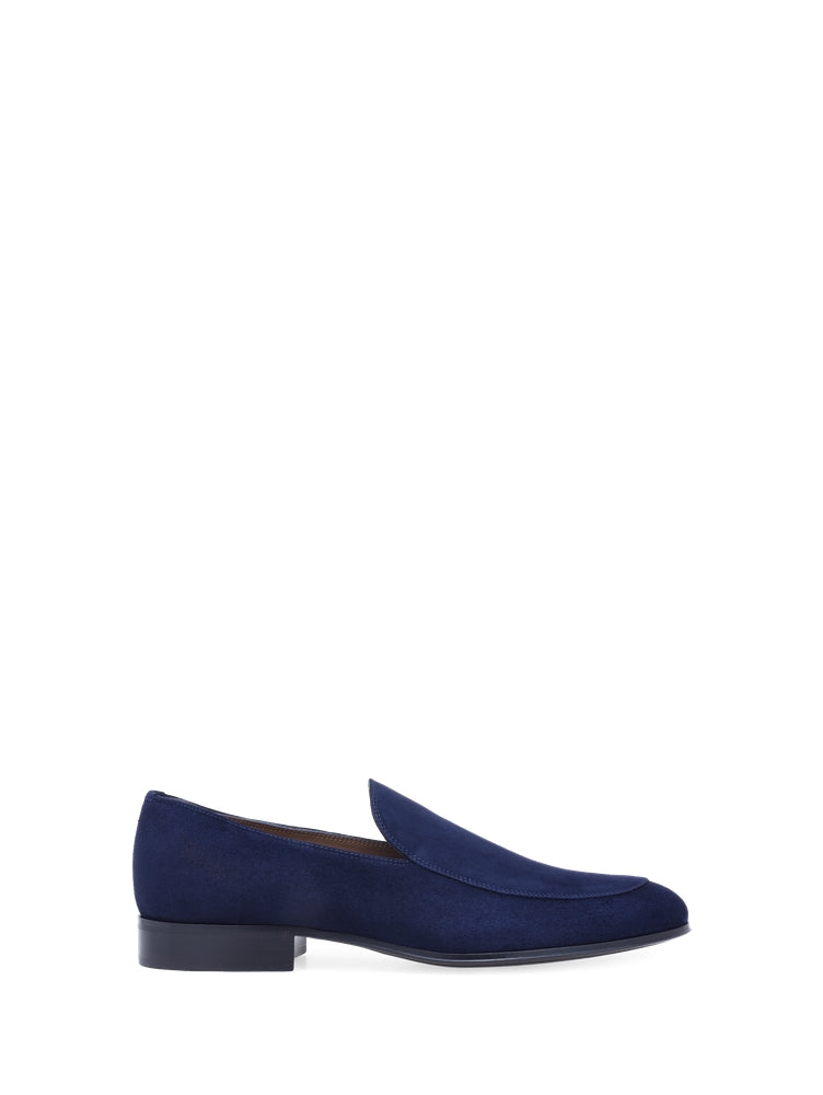 Mocassins Marcello 20 en daim - Bleu