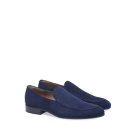 Mocassins Marcello 20 en daim - Bleu