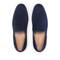 Mocassins Marcello 20 en daim - Bleu