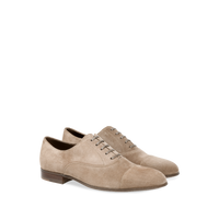 Derbies à laçets Vincent 20 en daim - Neutre