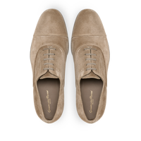 Derbies à laçets Vincent 20 en daim - Neutre