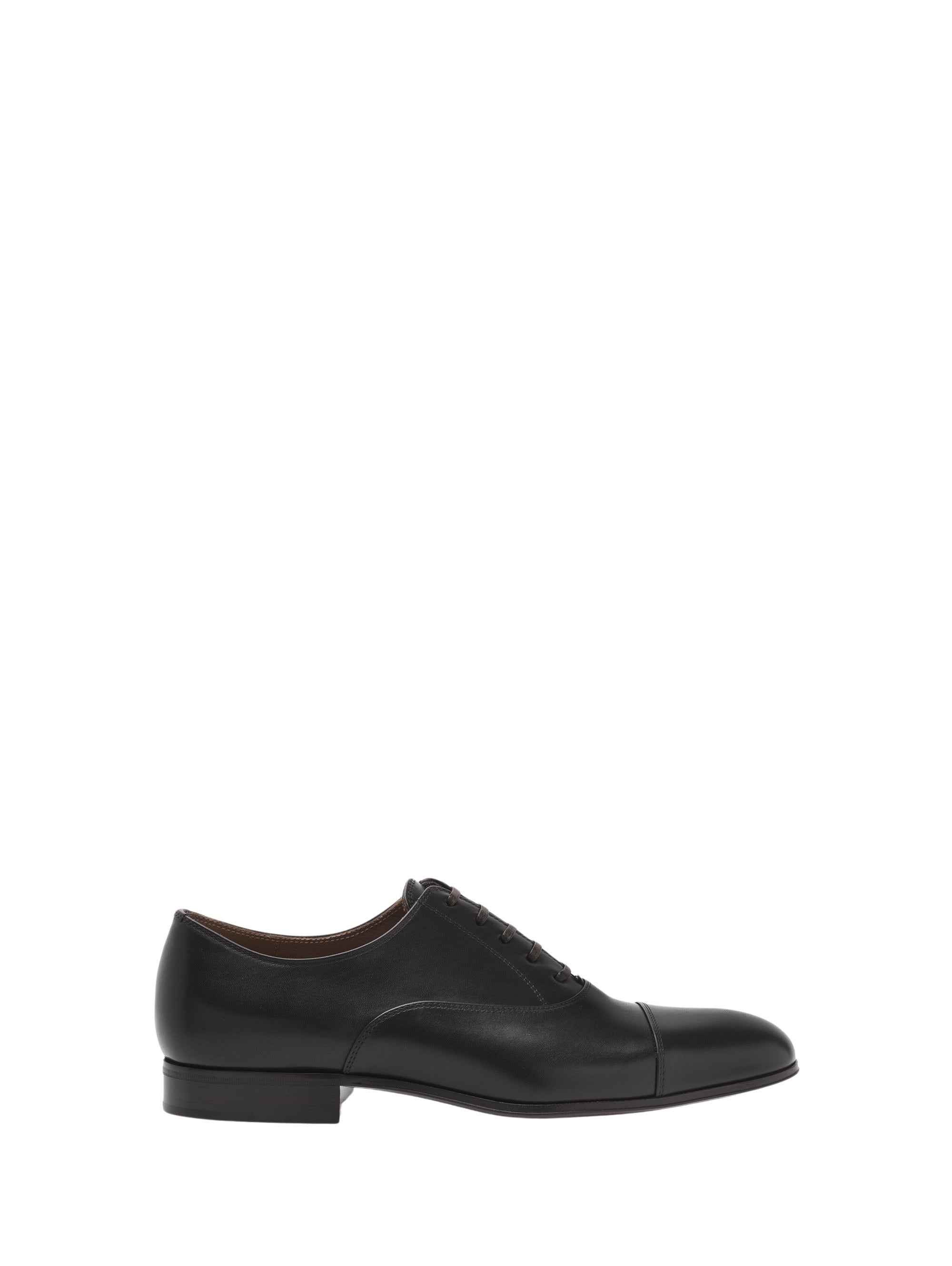 Derbies à laçets Vincent 20 en cuir lisse - Marron