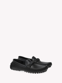 Mocassins Monza en cuir lisse - Noir