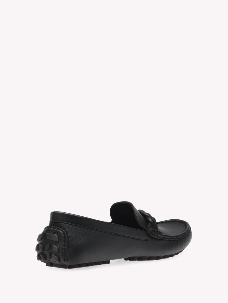 Mocassins Monza en cuir lisse - Noir