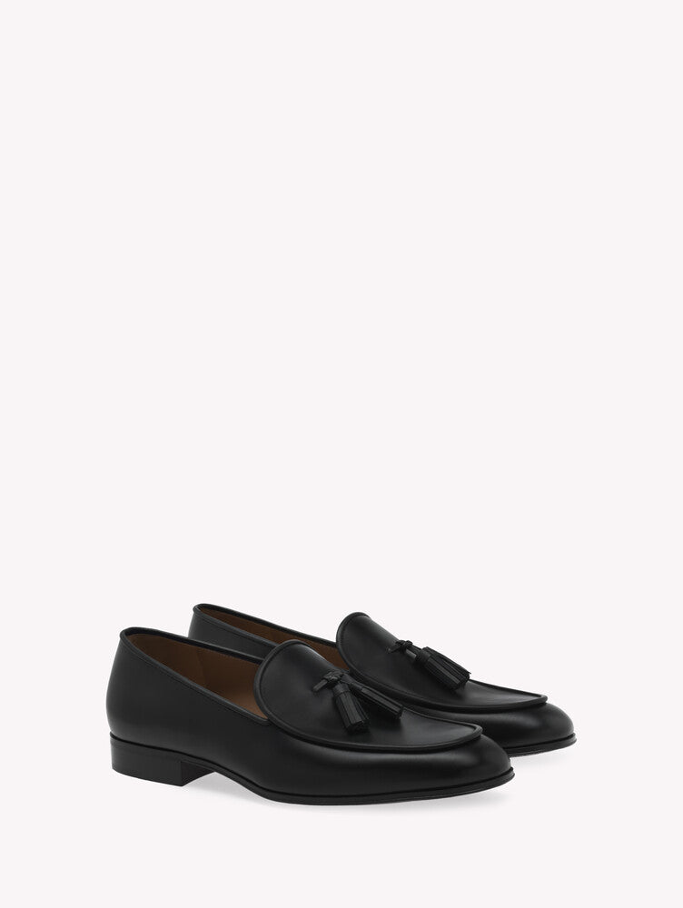 Mocassins Julio en cuir lisse - Noir