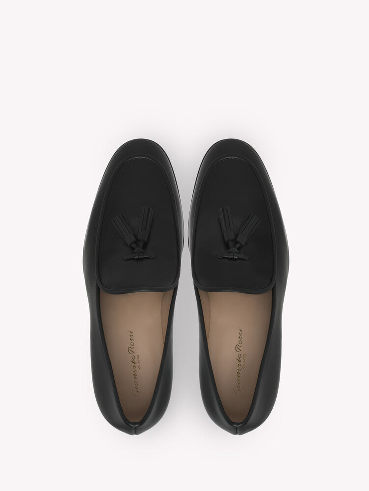 Mocassins Julio en cuir lisse - Noir