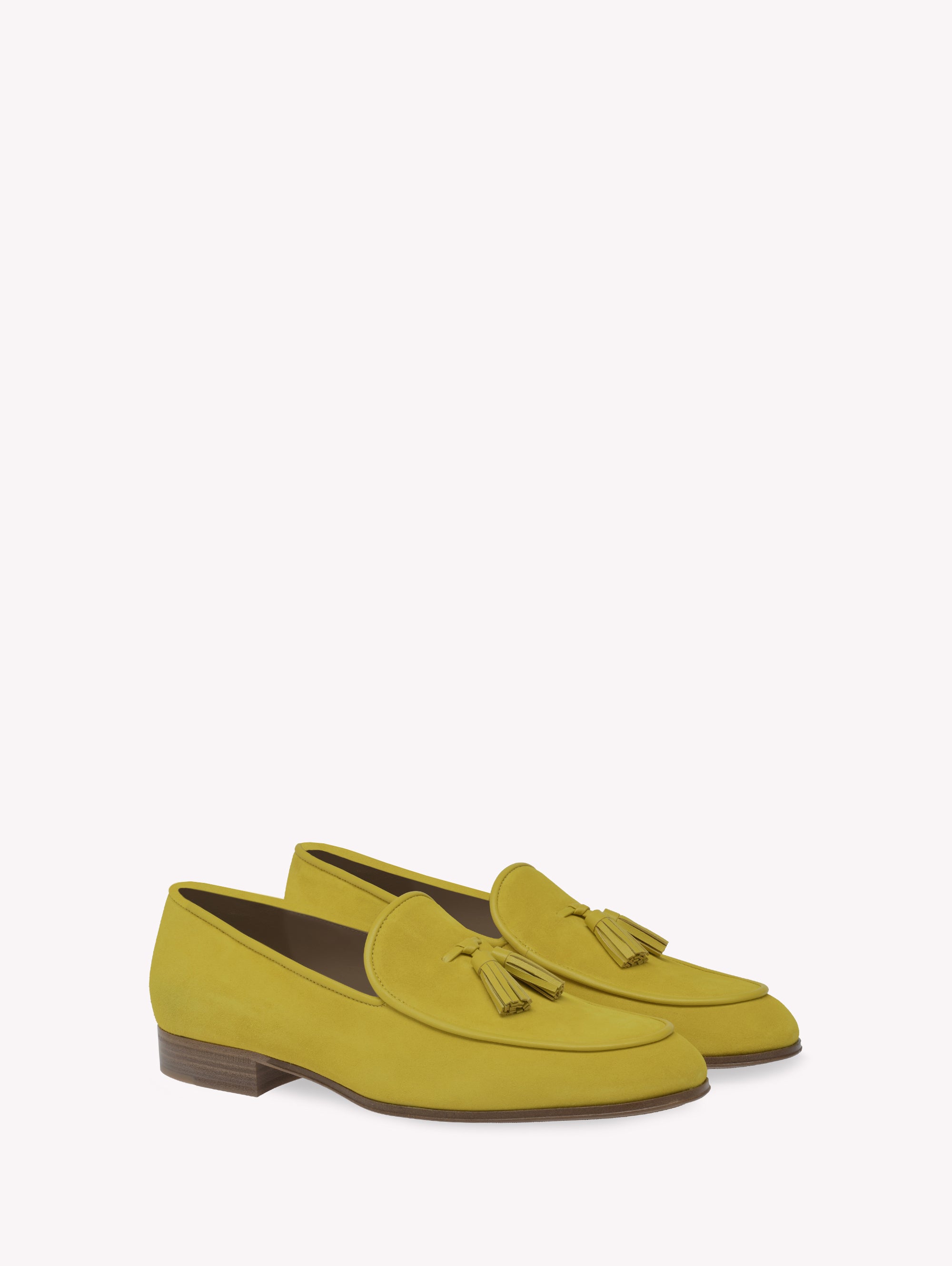 Mocassins Julio en daim - Jaune