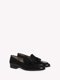 Mocassins Julio en cuir verni - Noir