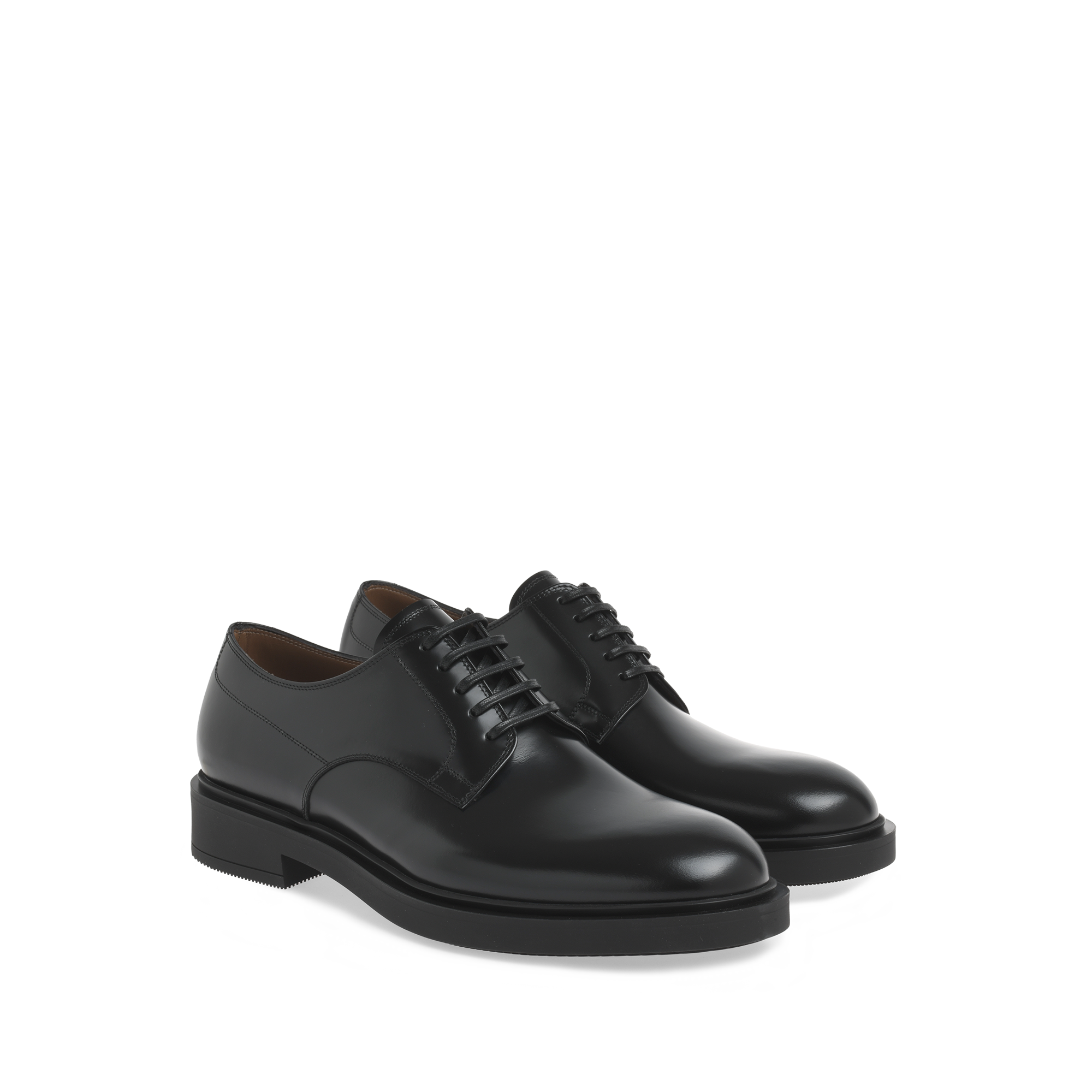 William ankle boots in smooth leather - Black