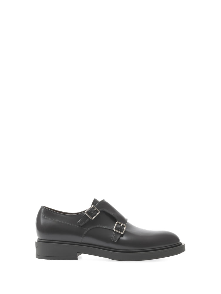Scott 20 loafers in smooth leather - Grey