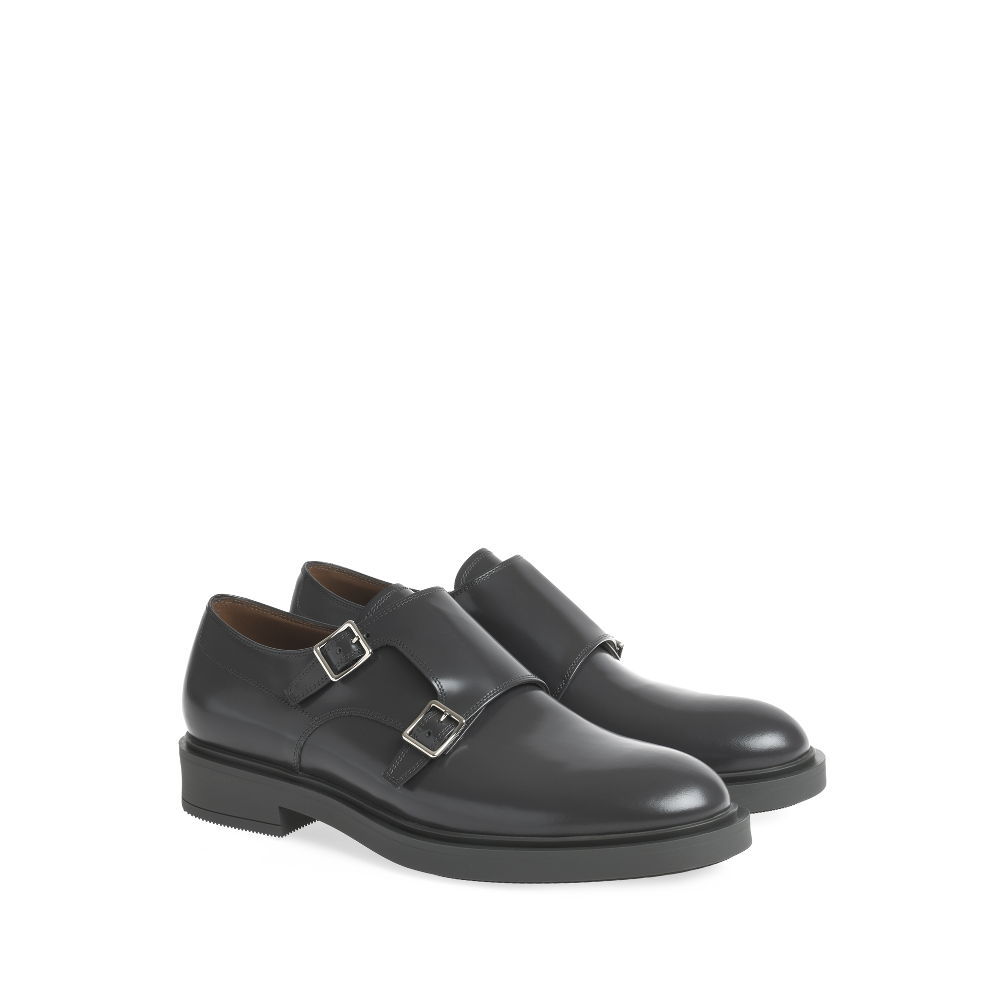 Mocassins Scott 20 en cuir lisse - Gris