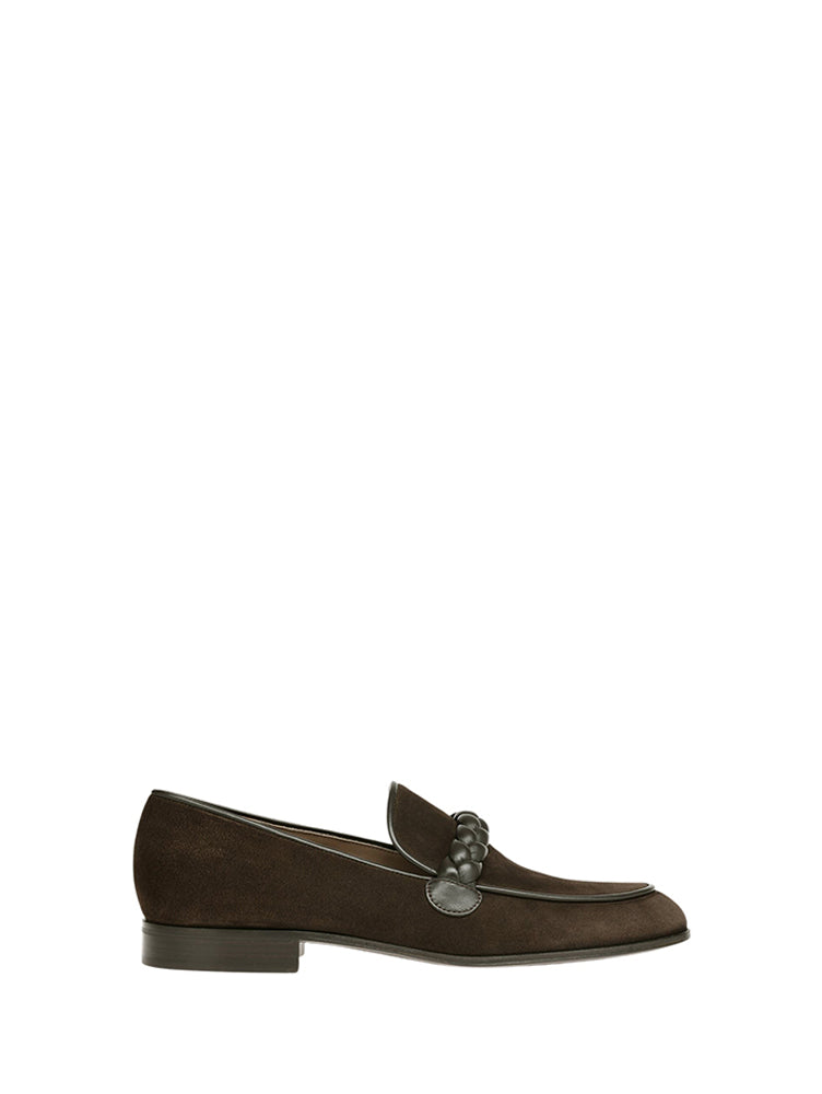 Mocassins Massimo en daim - Brun