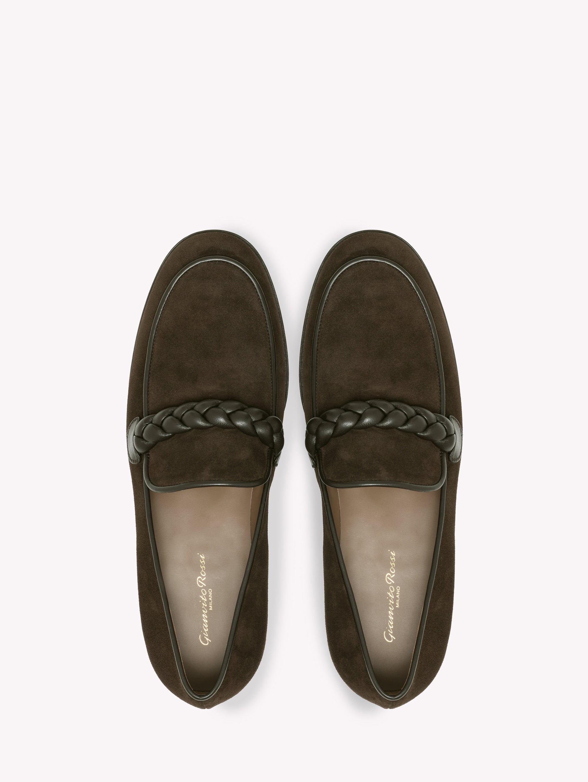 Mocassins Massimo en daim - Brun