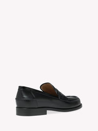 Mocassins Michael en cuir lisse - Noir