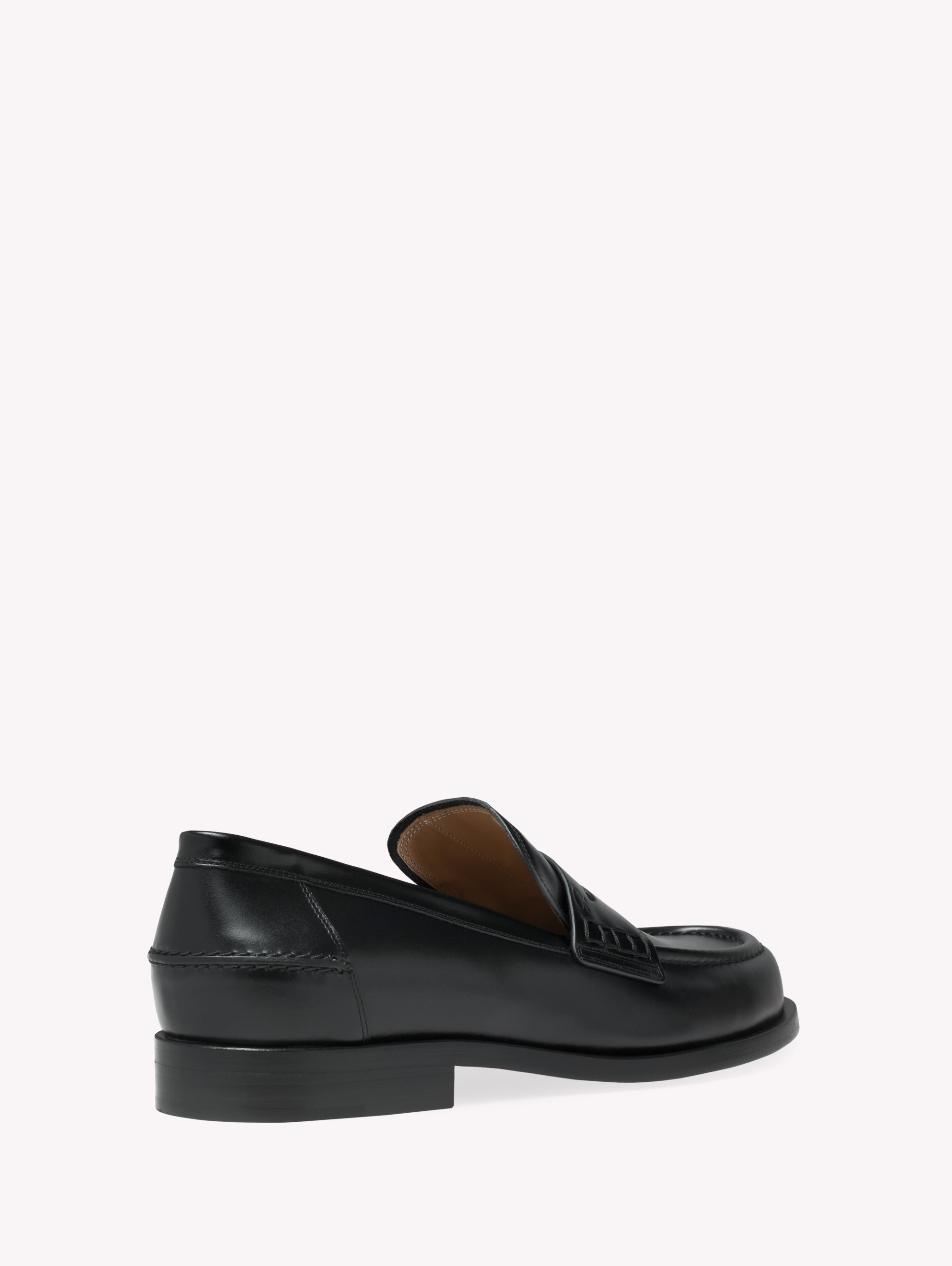 Mocassins Michael en cuir lisse - Noir