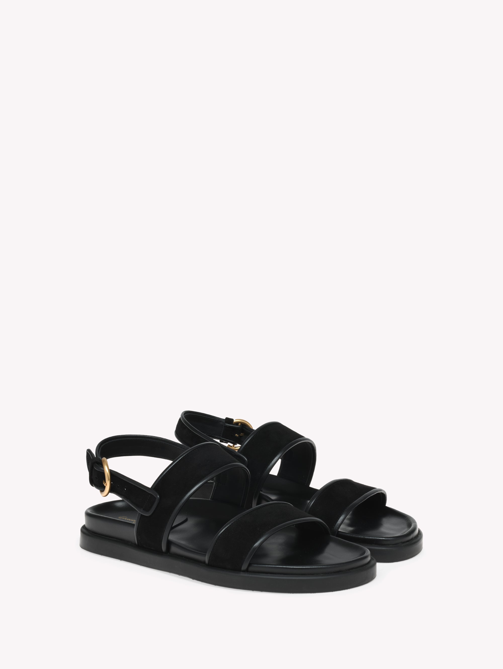 Sandales Bilbao en daim - Noir