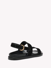 Sandales Bilbao en daim - Noir