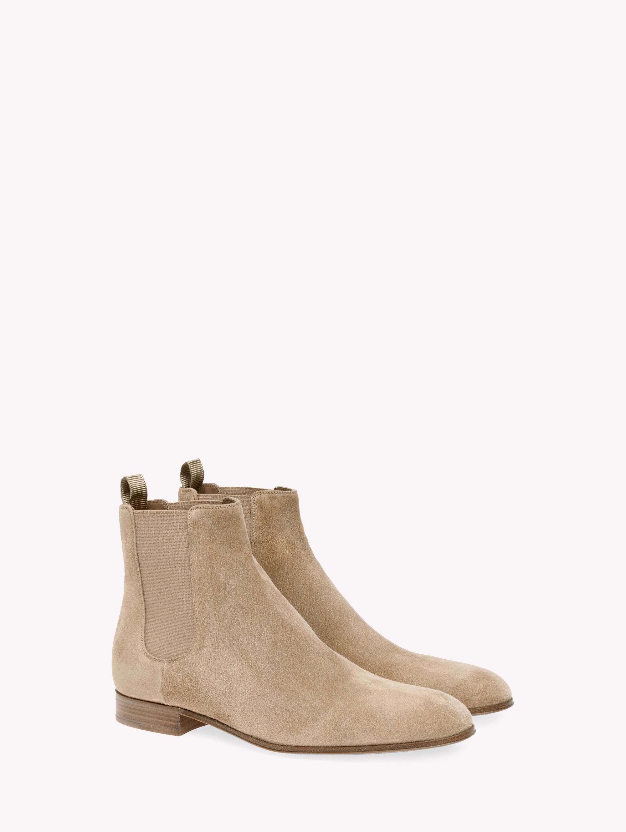 Bottines Alain en daim - Neutre